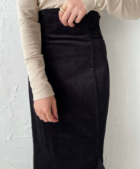 Corduroy mermaid skirt