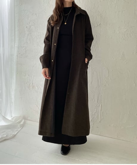 Tweed long coat