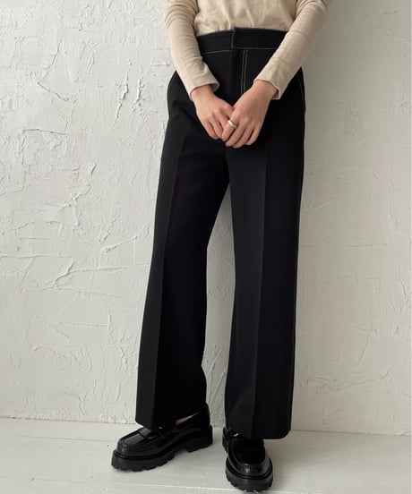Stitch center press pants