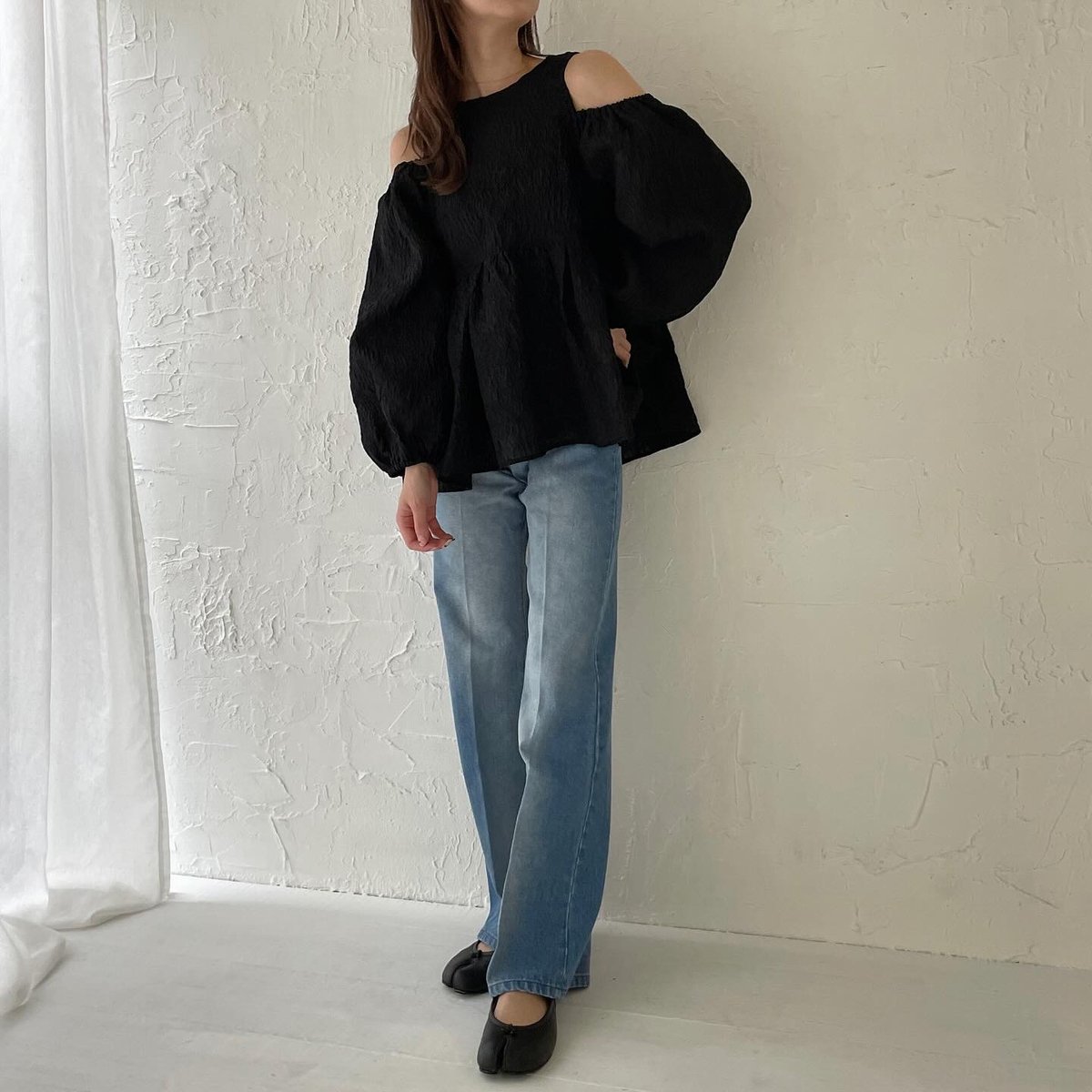 SEEK Erme エルメ　ブラウス Jacquard tunic blouse | Ermé