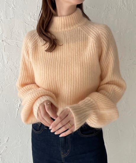 Mohair balloon knit