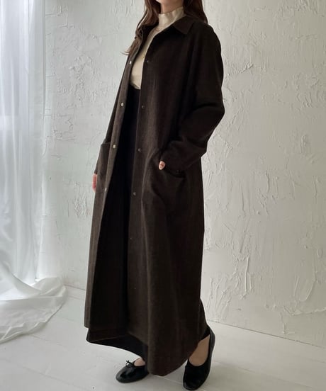 Tweed long coat