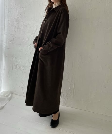 Tweed long coat