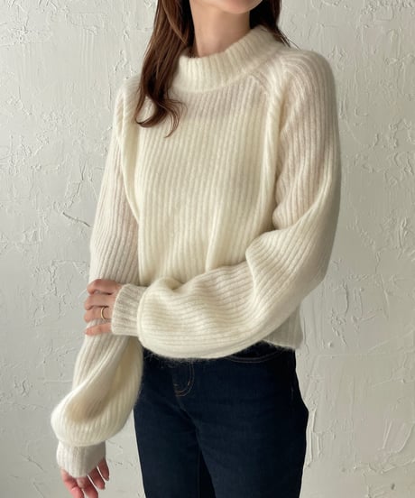 Mohair balloon knit