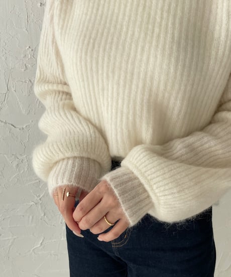 Mohair balloon knit