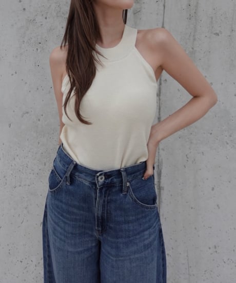 【予約】Amesuri knit tank