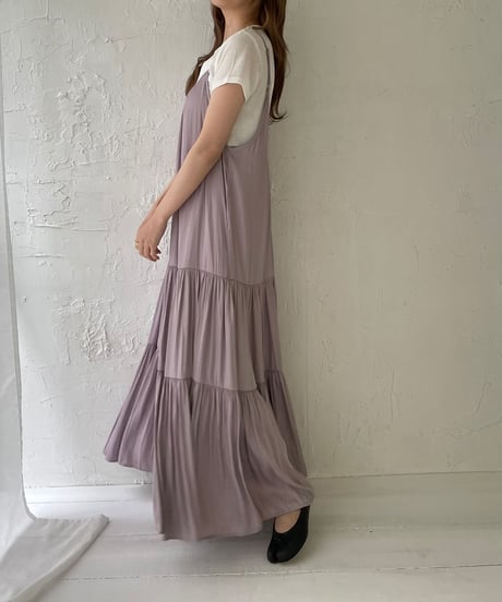Tiered cami one-piece