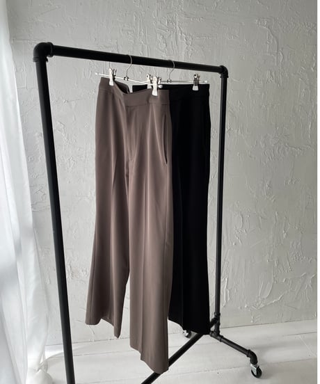 Center press flare pants