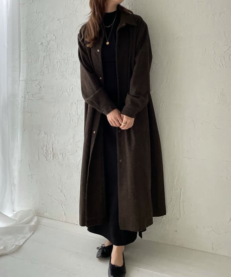 Tweed long coat