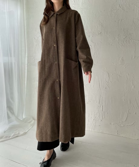 Tweed long coat