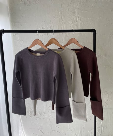 Double face sweater