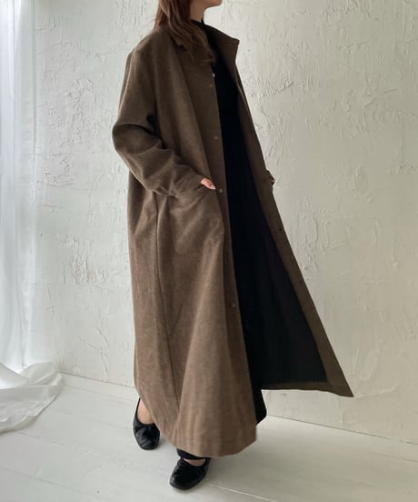 Tweed long coat
