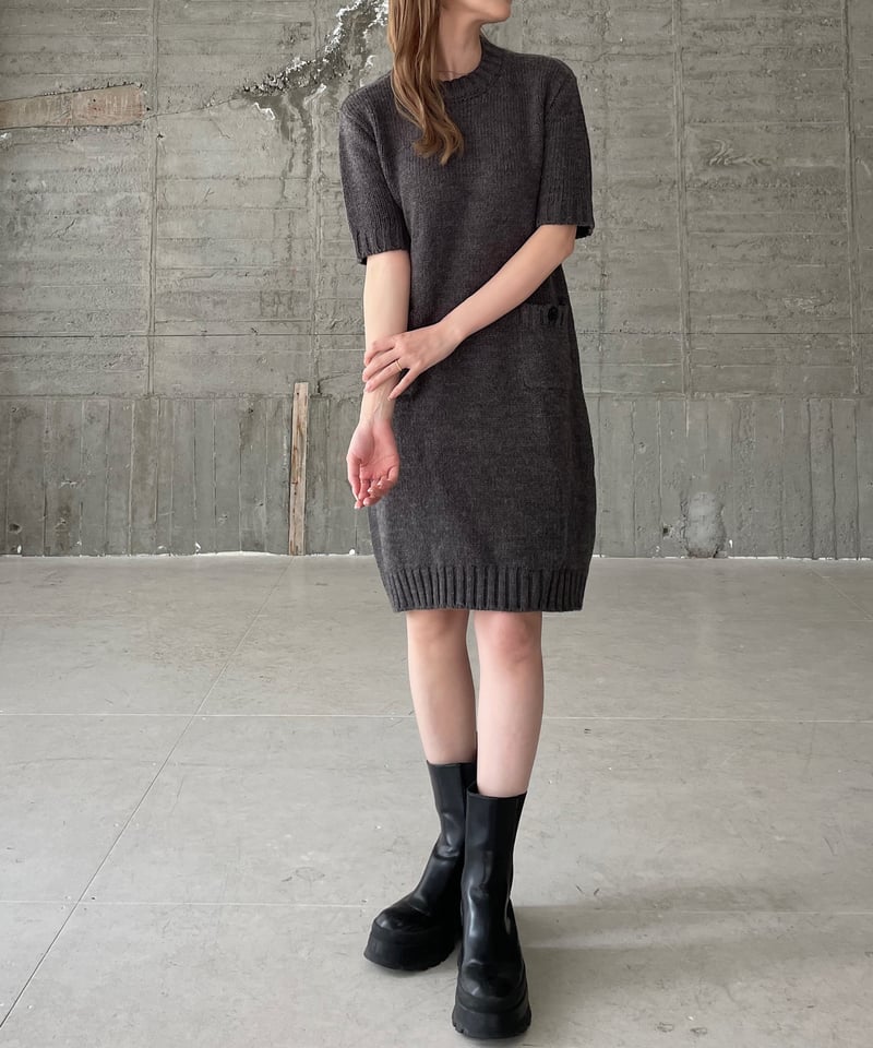 Wool knit one-piece | Ermé