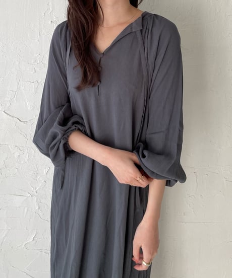 Balloon sleeve one-piece