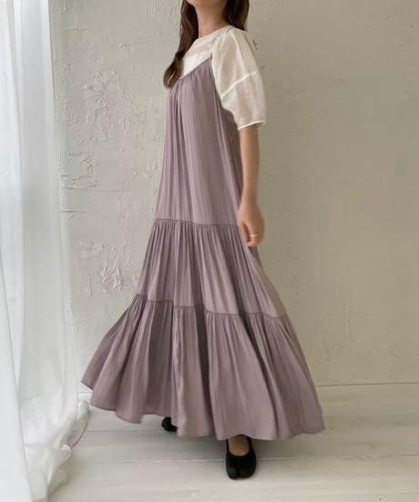 Tiered cami one-piece