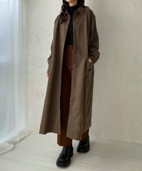 Tweed long coat