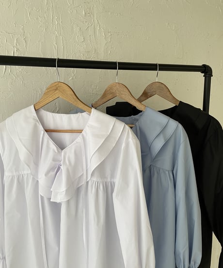 Frill gather tunic