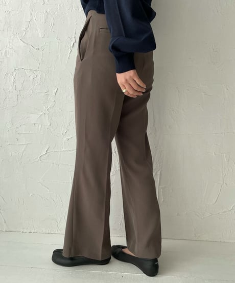Center press flare pants