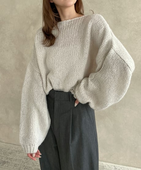 Loose spring knit