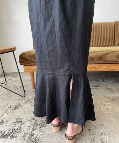 Linen mermaid skirt