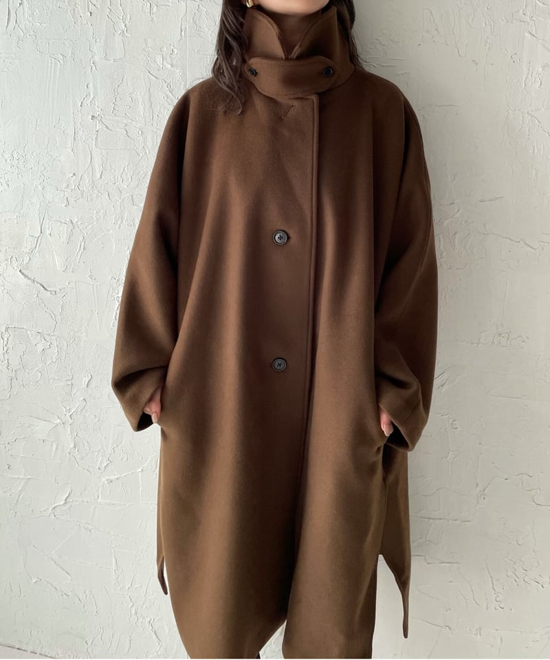 Erme'コート Wool poncho coat - fishkabob.com