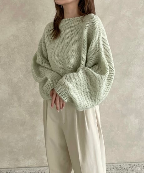 Loose spring knit