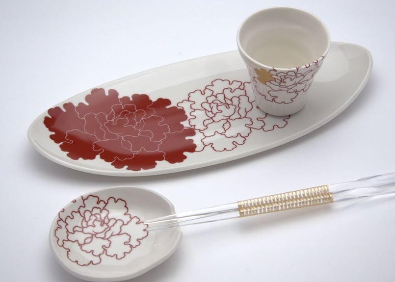 赤牡丹のフリーカップ F−1 | 祈りを宿す器 美命mikoto — Vessels of