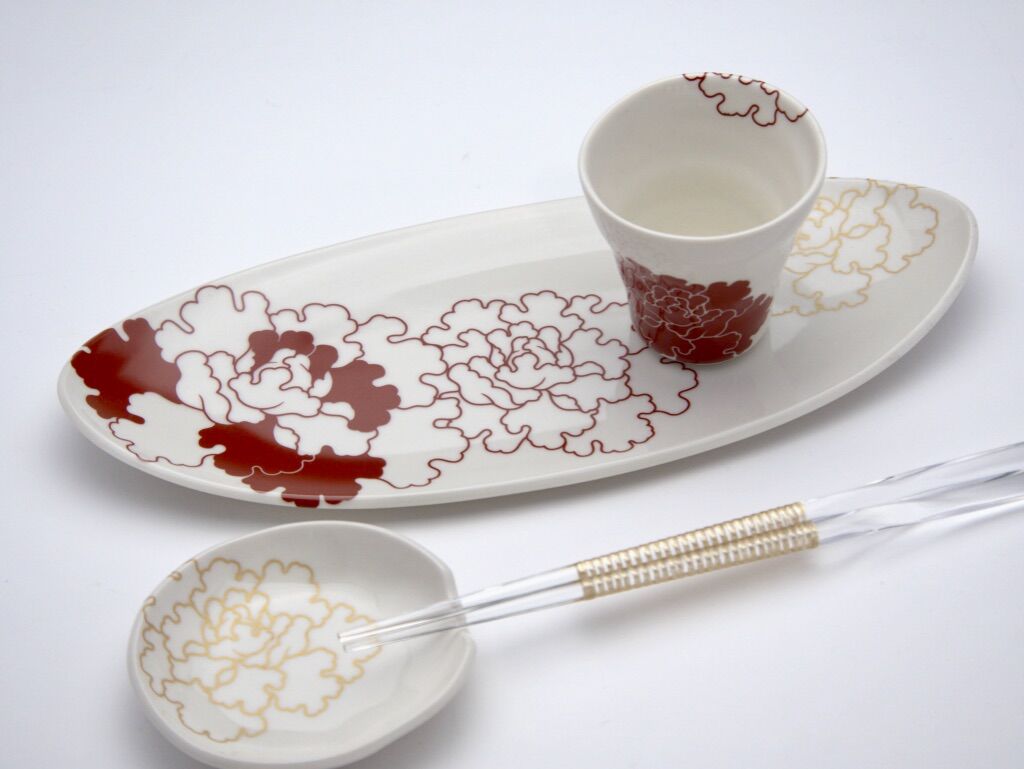 赤牡丹のフリーカップ F−1 | 祈りを宿す器 美命mikoto — Vessels of