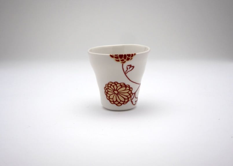 菊のフリーカップ F−1 | 祈りを宿す器 美命mikoto — Vessels of P