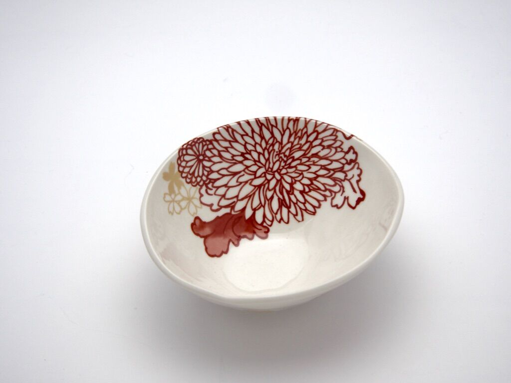 【2】【襖 引き手】菊 赤 虫喰い 10個 fit=scale-down,w=1200