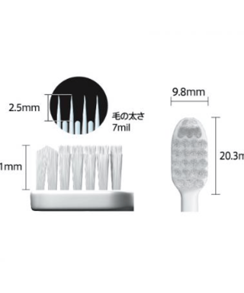 ルシェロ歯ブラシ P-20 5本 | 歯磨き用品処方店【デンタルニ