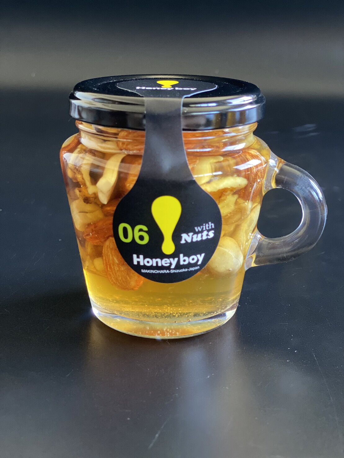 月花で選べる!国産天然生はちみつ【HoneyBoy】1瓶【06ナッツ 月花で選べる!国産天然生はちみつ【HoneyBoy】1瓶【06ナッツ