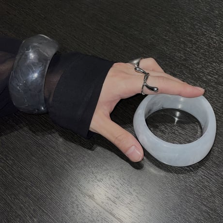 bangle002 Gray marble