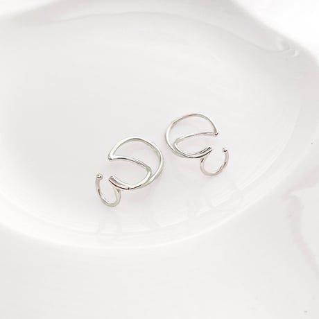 silver925 ear cuff009