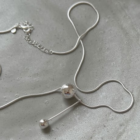 silver necklace