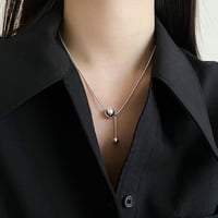 silver necklace