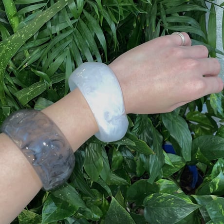 bangle002 White marble