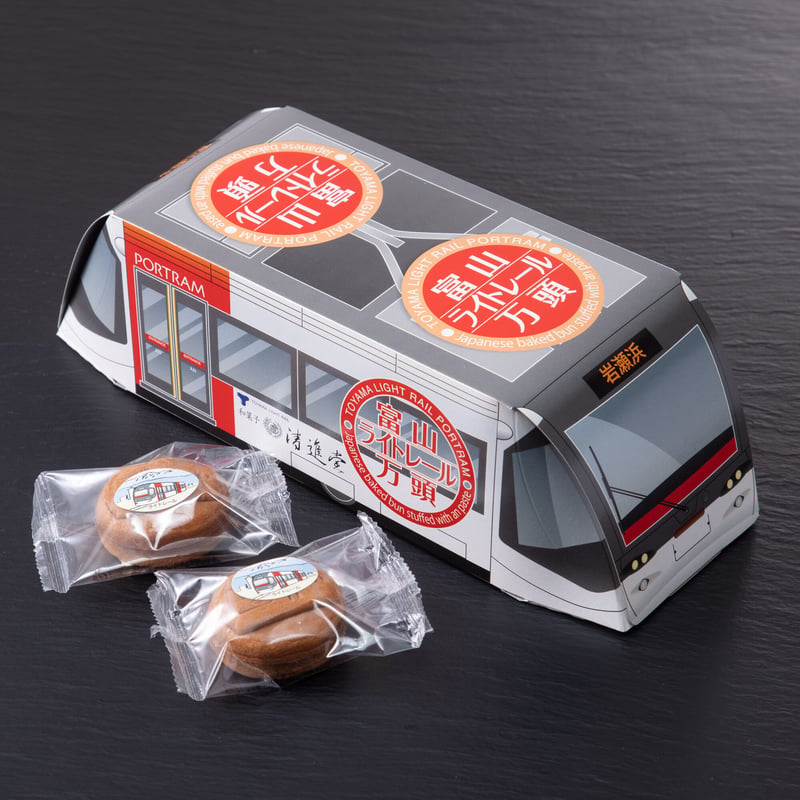 富山ライトレール万頭 | 和菓子の清進堂