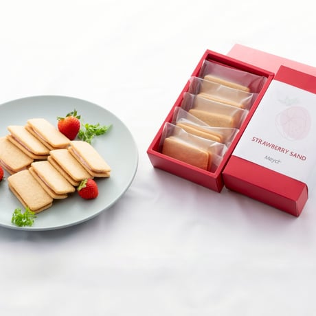 【伊豆紅ほっぺ使用】STRAWBERRY SAND(ストロベリーサンド）