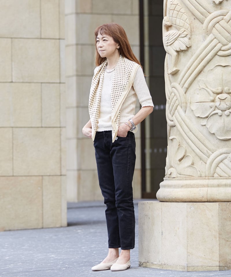 SHU-1下がS、上がM NATURAL WASHED LINEN LOW-RISE STRAIGHT FIT PANTS(XS Ivory