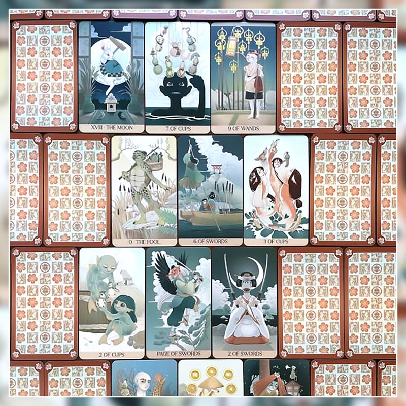 【正規品タロットカード】海外新作✨日本伝承の世界✨日本の妖怪を描いたタロット Yokai Tarot【タロットカード】 | musemuse