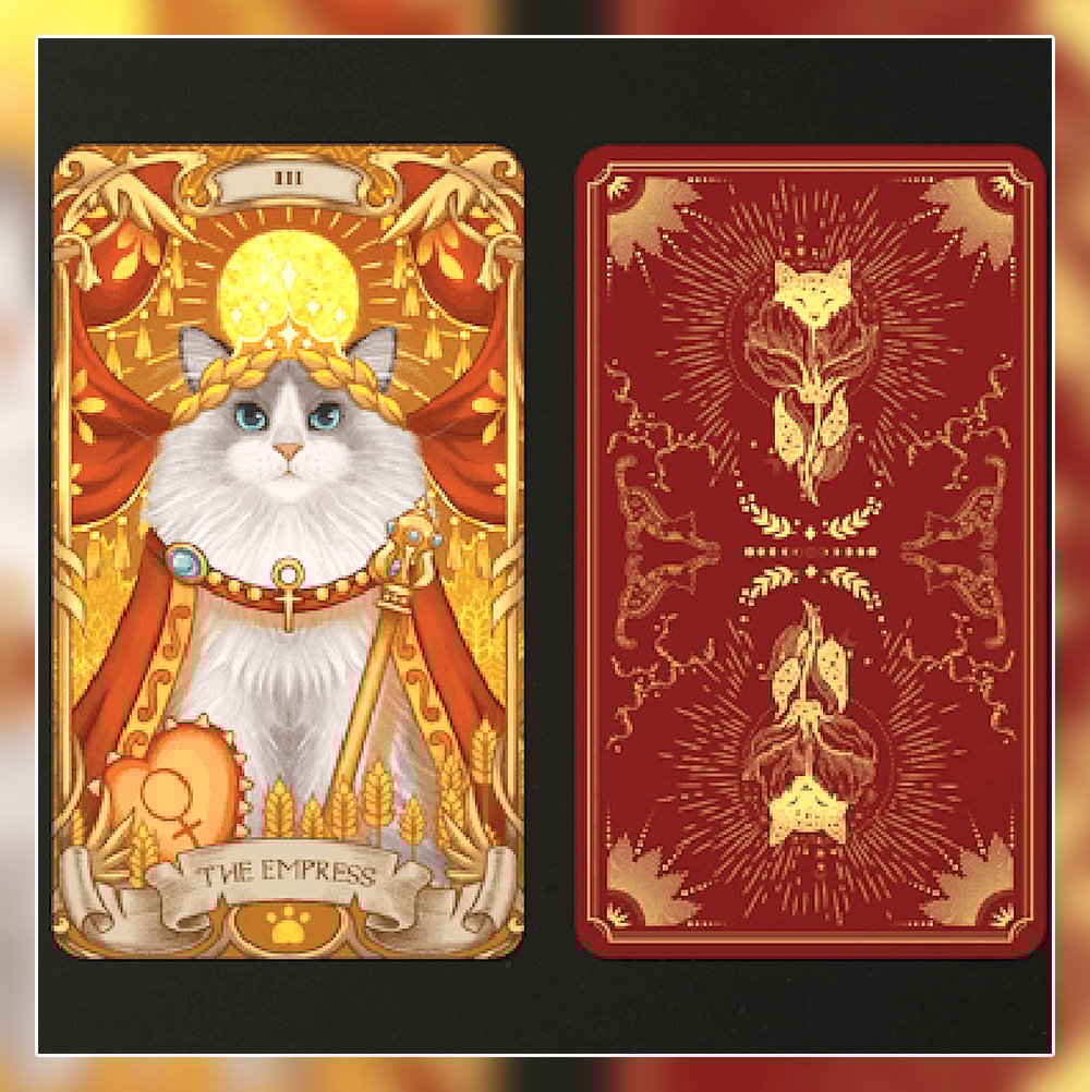 予約商品】【コッパーエッジ】Nine Lives Cat Tarot【タロットカード