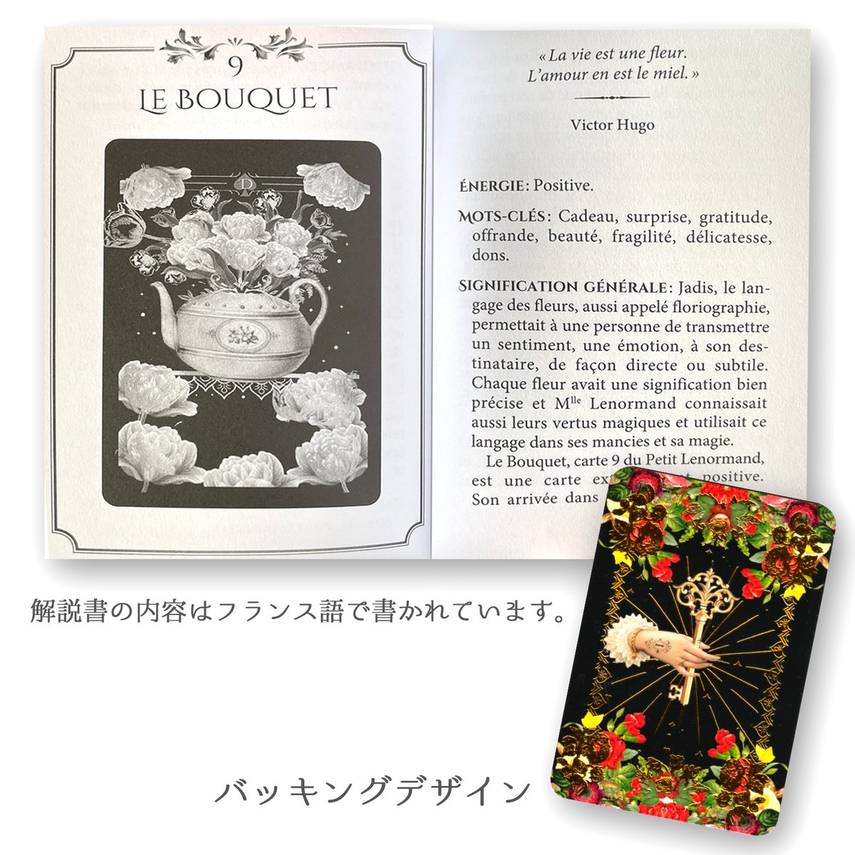 フランス語】秘密の花園プチルノルマン【ルノルマンカード】 | musemuse