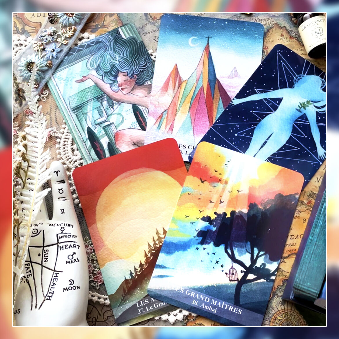 フランス語】アガルタのオラクル【オラクルカード】 | musemuse
