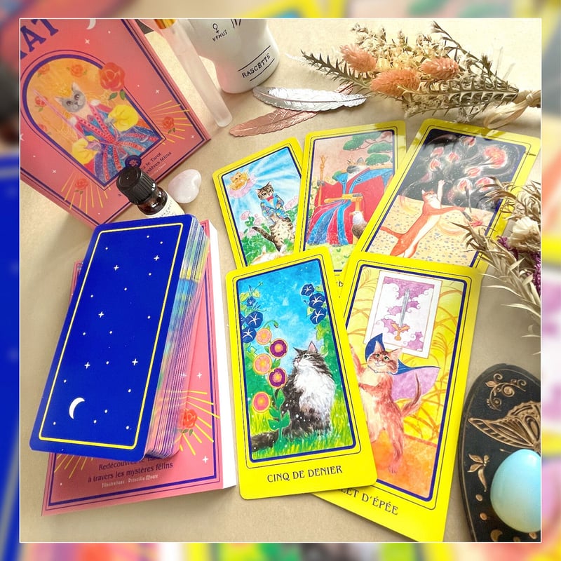 フランス語】猫のタロット【タロットカード】 | musemuse