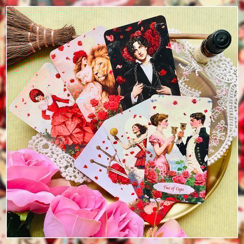 アンティークローズタロットカード Antique Rose Tarot | musemuse