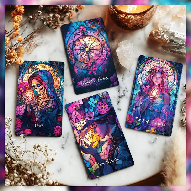 Stained Glass Bloom Tarot Deck【タロットカード】 | musemuse