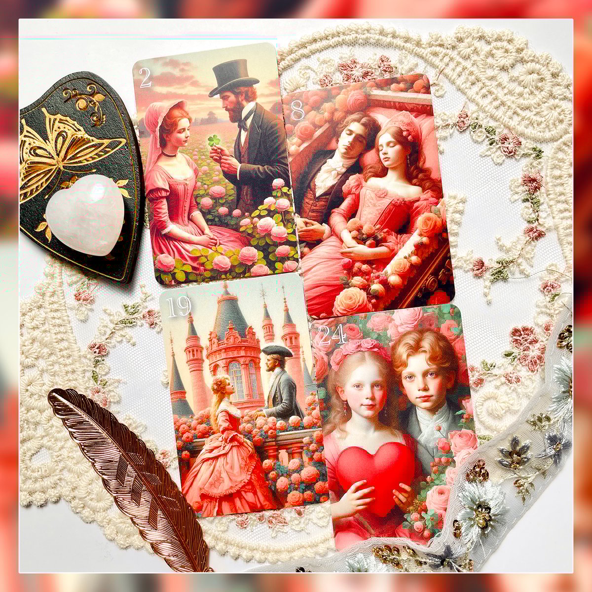 Romantic Rose Lenormand 【ルノルマンカード】 | musemuse