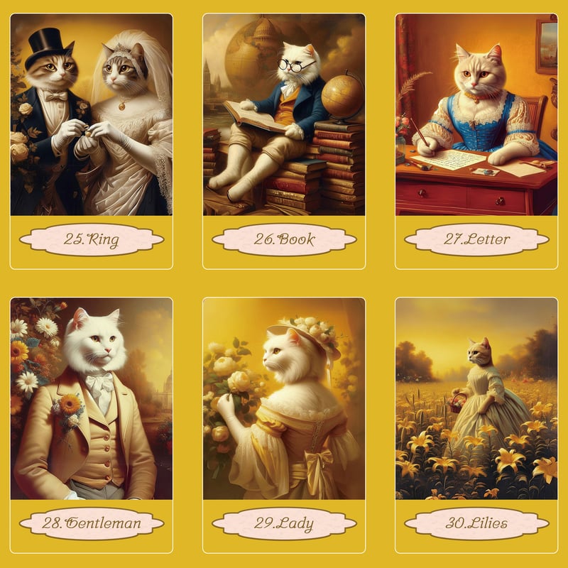 Cats Lenormand【ルノルマンカード】 | musemuse