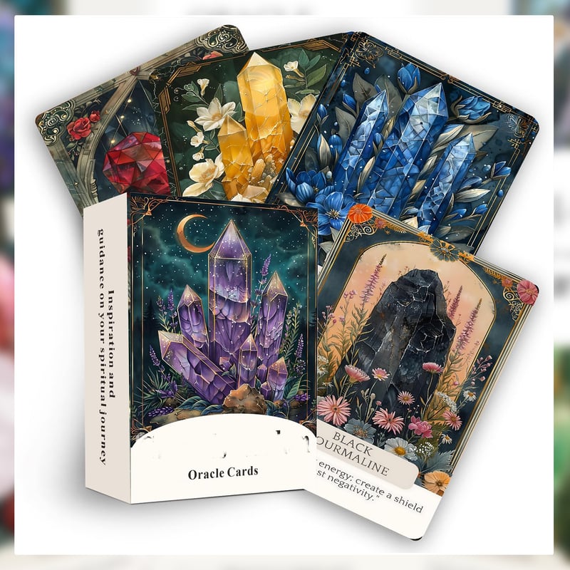 予約商品】Crystal Wisdom Plant Oracle Cards【オラクルカード